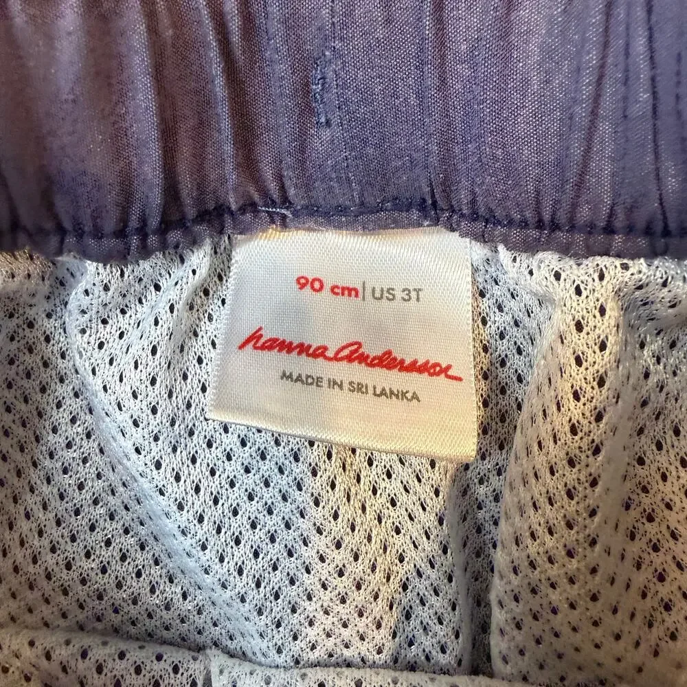 Hanna Andersson Rainbow Stripe Swim Trunks Shorts Toddler Boy 3T